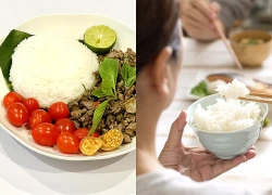 3 lưu ý khi ăn cơm để kiểm soát tốt đường huyết