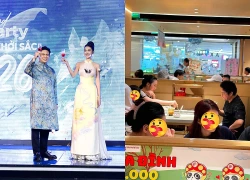 Bắt gặp mỹ nhân Việt và bác sĩ Chiêm Quốc Thái đi ăn riêng