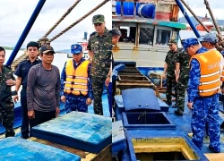 Bắt giữ tàu vận chuyển 30.000 lít dầu DO không rõ nguồn gốc trên biển