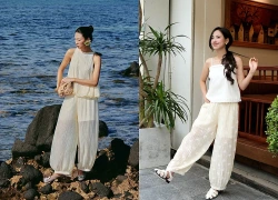 Công thức phối đồ đẹp, sang cùng quần ống rộng, quần bong bóng