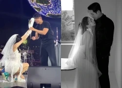 Cựu thành viên T-ara quỳ gối cầu hôn bạn trai doanh nhân trước hàng nghìn người, camera zoom cận liền phát hiện 1 hành động gây tranh cãi