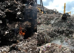 Indonesia: Hỏa hoạn nghiêm trọng tại bãi rác, hơn 100 người nhập viện