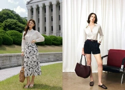 Quần shorts, sơ mi họa tiết, chân váy dài phủ sóng tủ đồ công sở