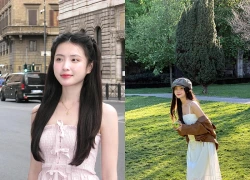 Thần thái 0 điểm của cô gái Việt Nam được ví như "tình đầu quốc dân", nhan sắc bùng nổ trên đất Pháp