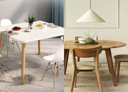Chọn bàn ăn cho căn hộ nhỏ: Bí quyết tối ưu diện tích mà vẫn đẹp và tiện nghi