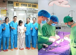 Cứu sống bé sơ sinh mắc đồng thời hai dị tật bẩm sinh hiếm gặp