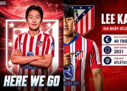 Lee Kang-in gia nhập Atletico Madrid với giá 40 triệu euro