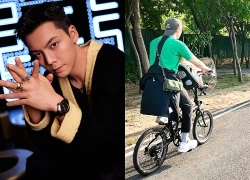 "Tóm gọn" chủ tịch showbiz và nàng thơ H.T đưa con trai đi chơi, ngoại hình quý tử thành tâm điểm