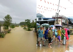 Trượt chân khi xem nước lũ, nam sinh 12 tuổi bị cuốn trôi