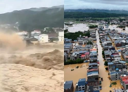 Vỡ đập do mưa lũ từ bão Maysak, Trung Quốc khẩn trương sơ tán người dân