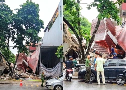 Vụ 2 căn nhà đổ sập ở Bắc Ninh: Chính quyền yêu cầu dừng thi công
