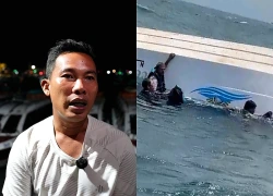 45 phút cứu du khách lật canô ở Phú Quốc