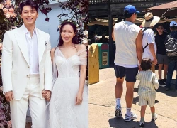 Ảnh cận hé lộ diện mạo con trai 3 tuổi nhà Son Ye Jin - Hyun Bin