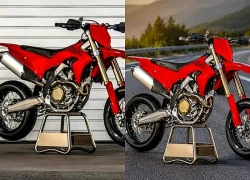 "Cào cào chúa" Ducati lột xác thành supermoto đua đầu tiên trong lịch sử hãng