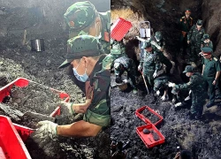 Đã tìm thấy 49 bộ hài cốt và 1 bộ tập thể liệt sỹ ở Công viên Lê Thị Riêng