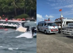 Lật ca nô chở hơn 30 du khách ở Phú Quốc