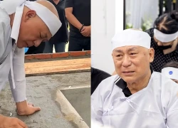 NSND Tạ Minh Tâm làm 1 hành động đặc biệt bên linh cữu vợ, ai cũng xót xa