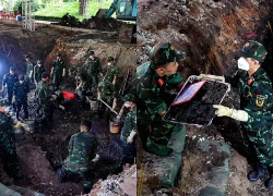 Phát hiện thêm nhiều hài cốt liệt sĩ nằm chồng lên nhau ở công viên Lê Thị Riêng