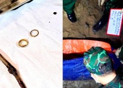 Xúc động, cặp nhẫn vàng được tìm thấy cạnh liệt sĩ tại Công viên Lê Thị Riêng