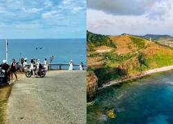 Cảnh báo du khách chụp ảnh 'sống ảo' trên núi ở Lý Sơn