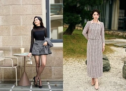 Chất liệu dạ tweed thời thượng giúp nàng tỏa sáng trong mọi buổi dạ tiệc