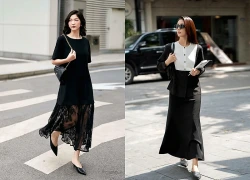Đẹp cả tuần chỉ với ba gam màu trắng, đen, beige
