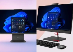 Lenovo ThinkCentre Neo 50a Gen 6: Máy tính AIO chip Intel Lunar Lake đối đầu iMac