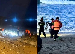 Tắm biển lúc có sóng lớn, bà ngoại và người hàng xóm tử vong, bé trai 5 tuổi mất tích