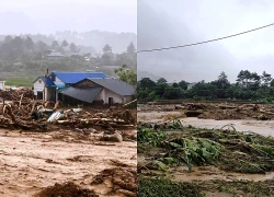 Cảnh tượng tan hoang ở Sơn La, Lai Châu: Ô tô bị vò nát giữa dòng lũ cuồn cuộn