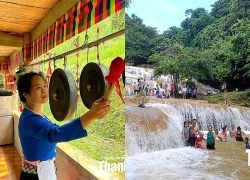 Đánh thức bản Mường dưới chân thác Mây
