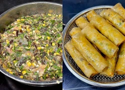 Đừng làm nhân nem rán chỉ với thịt, miến, mộc nhĩ... thêm loại hạt giòn ngọt này đảm bảo hương vị mới lạ, hấp dẫn