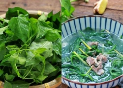 Lá này canxi gấp 2 lần sữa, nấu canh rất ngon, giúp bổ tỳ, tiêu sưng lại thanh mát ngay nhưng ít người biết ăn