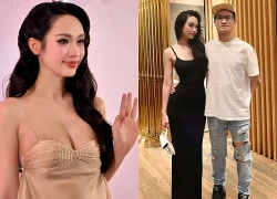 Vũ Thúy Quỳnh mặc váy rộng vẫn không giấu nổi vòng 2 lùm lùm