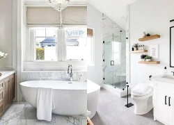 Cách chọn nội thất giúp phòng tắm nhỏ trông rộng rãi và gọn gàng hơn