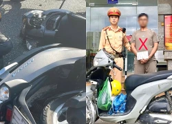 Phát hiện xe máy trộm cắp sau vụ va chạm giao thông