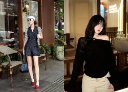 Biến tấu trang phục thông minh với sắc đen bí ẩn