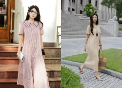 Đầm suông giấu dáng, khoe nét duyên thầm phóng khoáng, tự tin