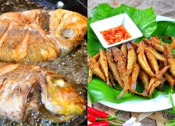 Chỉ khác 1 bước trước khi chiên cá, thành phẩm giòn lâu mà không bắn dầu