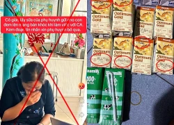 Công an làm rõ clip lan truyền sau vụ sữa gửi cho trẻ nghi bị mang ra ngoài bán