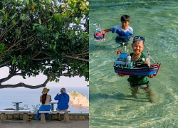 Khách Hà Nội trở về tuổi thơ ở hòn đảo 'mất điện như cơm bữa', không có điều hòa