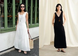 Năng động xuống phố với đầm không tay đẹp dịu dàng