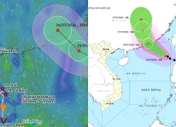 Bão số 2 đang giật cấp 13 trên Biển Đông