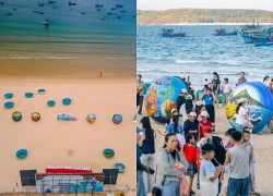 Con đường thúng chai rực rỡ sắc màu hút khách ở biển Long Thủy