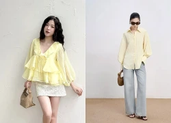 Đánh tan nắng hè cùng những thiết kế gam màu vàng bơ