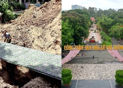 Rãnh mộ thứ hai tại Công viên Lê Thị Riêng, nhiều di vật được tìm thấy
