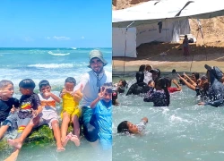 Sau ba năm chiến tranh, trẻ em Gaza lại được học bơi để tìm lại tuổi thơ