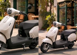 Xe máy điện Honda giá 15,5 triệu đồng thiết kế cổ điển, đi 70km/lần sạc, cốp rộng