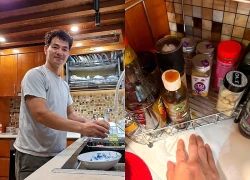 Xuân Bắc để lộ căn bếp ở ngoại ô Hà Nội, vợ chăm sóc ra sao mà dân tình lác mắt
