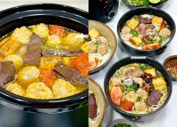 Loại thịt dân dã giàu đạm, siêu canxi, tán huyết, bổ gân cốt, khớp xương, đem nấu bún cực ngon
