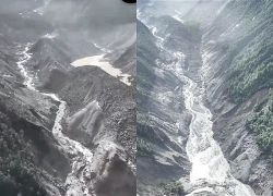 Vỡ hồ chắn ở biên giới Trung Quốc - Nepal
